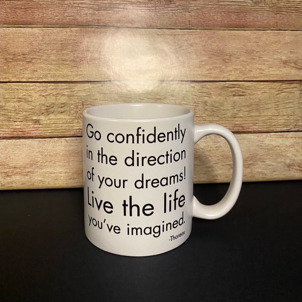 QUOTABLE MUGS | “GO CONFIDENTLY…” Thoreau Coffee Tea Mug